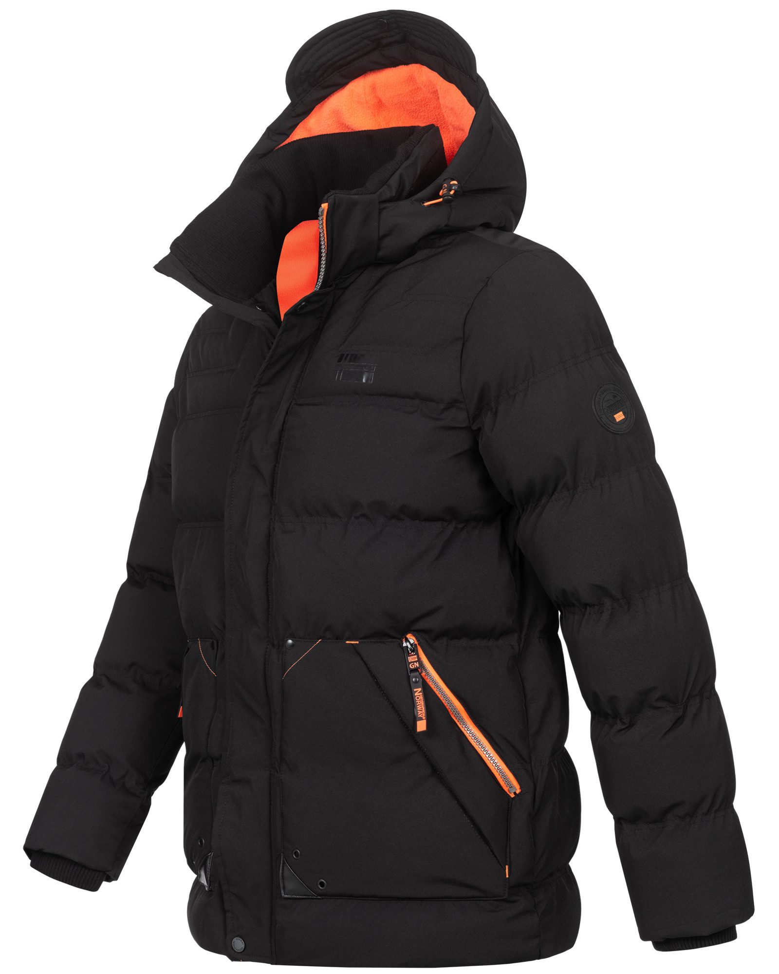 Geographical Norway Steppjacke Herren Winter Jacke warm gefüttert Parka Steppjacke Outdoor gesteppt