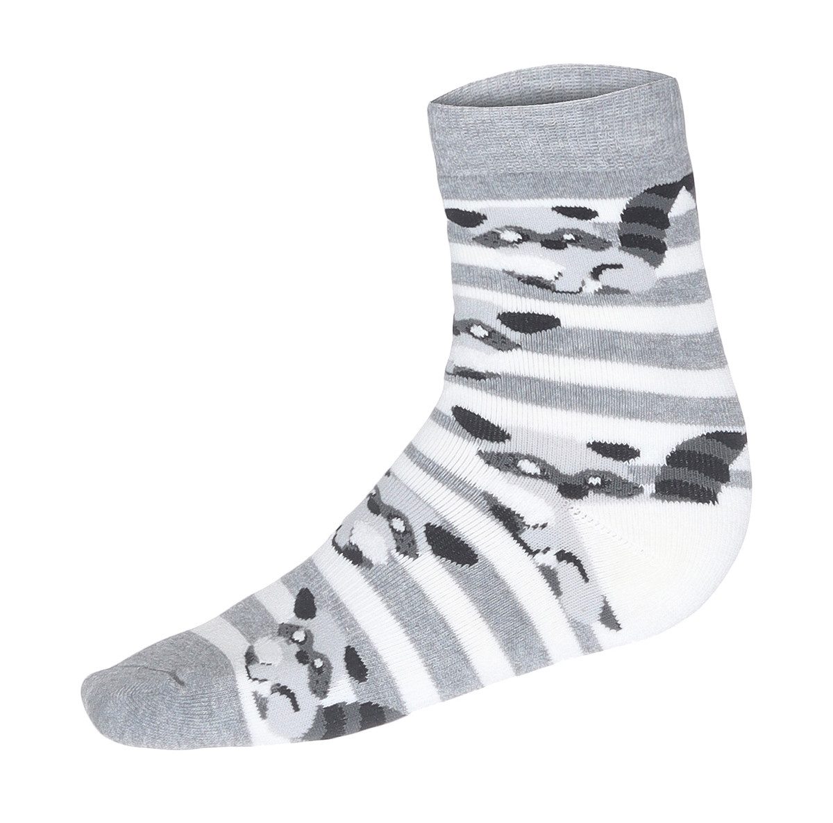 Sockenhimmel Thermosocken Damen Wintersocken Waschbär gestreift warme Socke günstig online kaufen