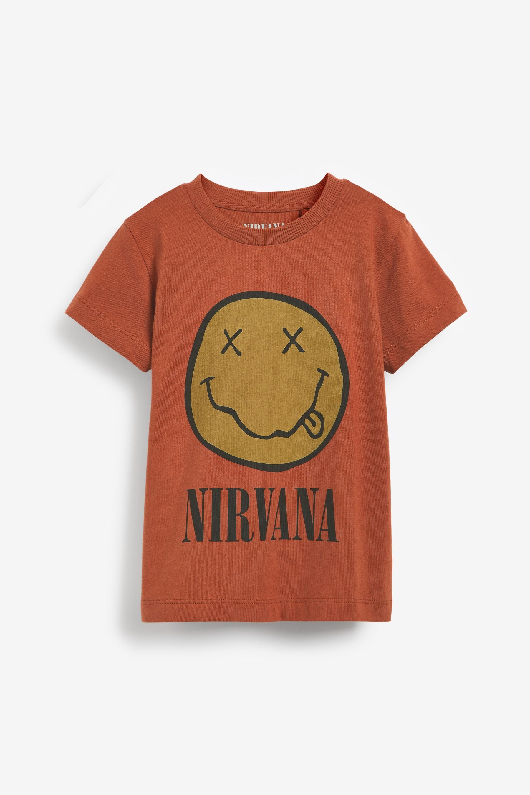 Kinder Jungen (Gr. 50 - 92) Next T-Shirt Nirvana T-Shirt mit kurzen Ärmeln