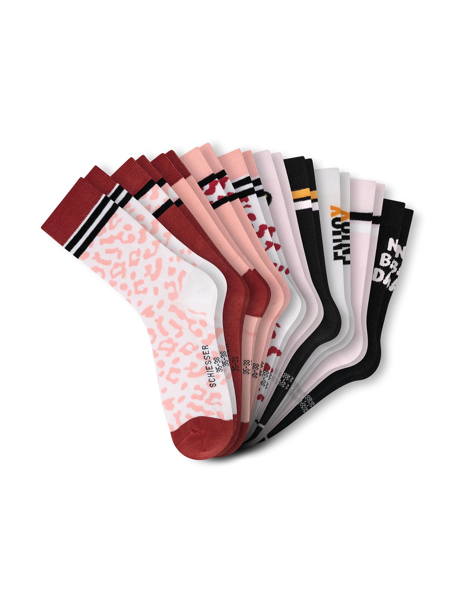 Schiesser Freizeitsocken Legwear Teens (10-Paar) Casual Socken, Alltagssocken, Bequeme Socken