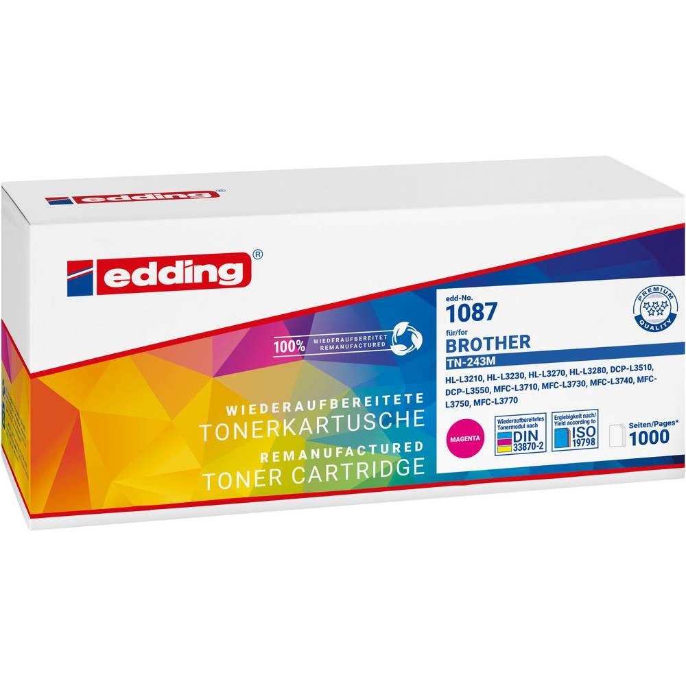 edding Tonerpatrone Tonerkartusche für TN-243M 18-1087