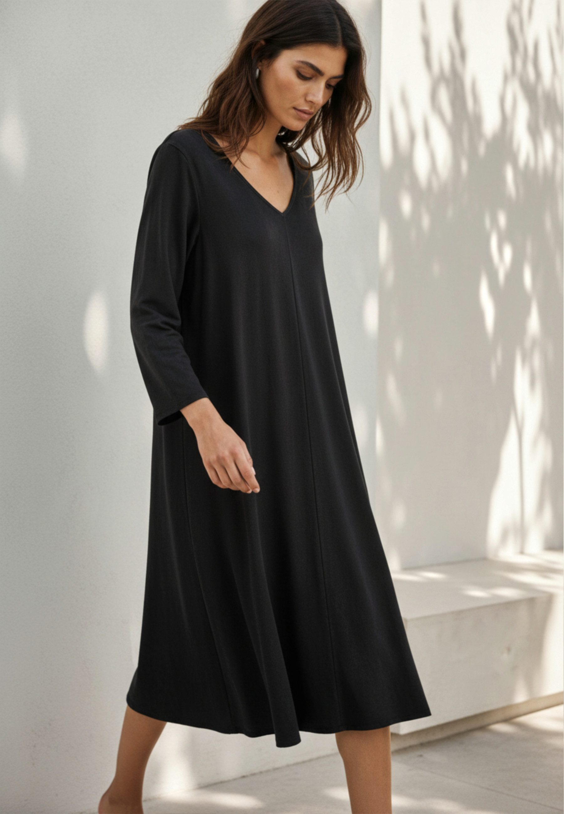 Andijamo-Fashion Midikleid MODERN MUSE Midikleid in leicht ausgestellter A-Linie
