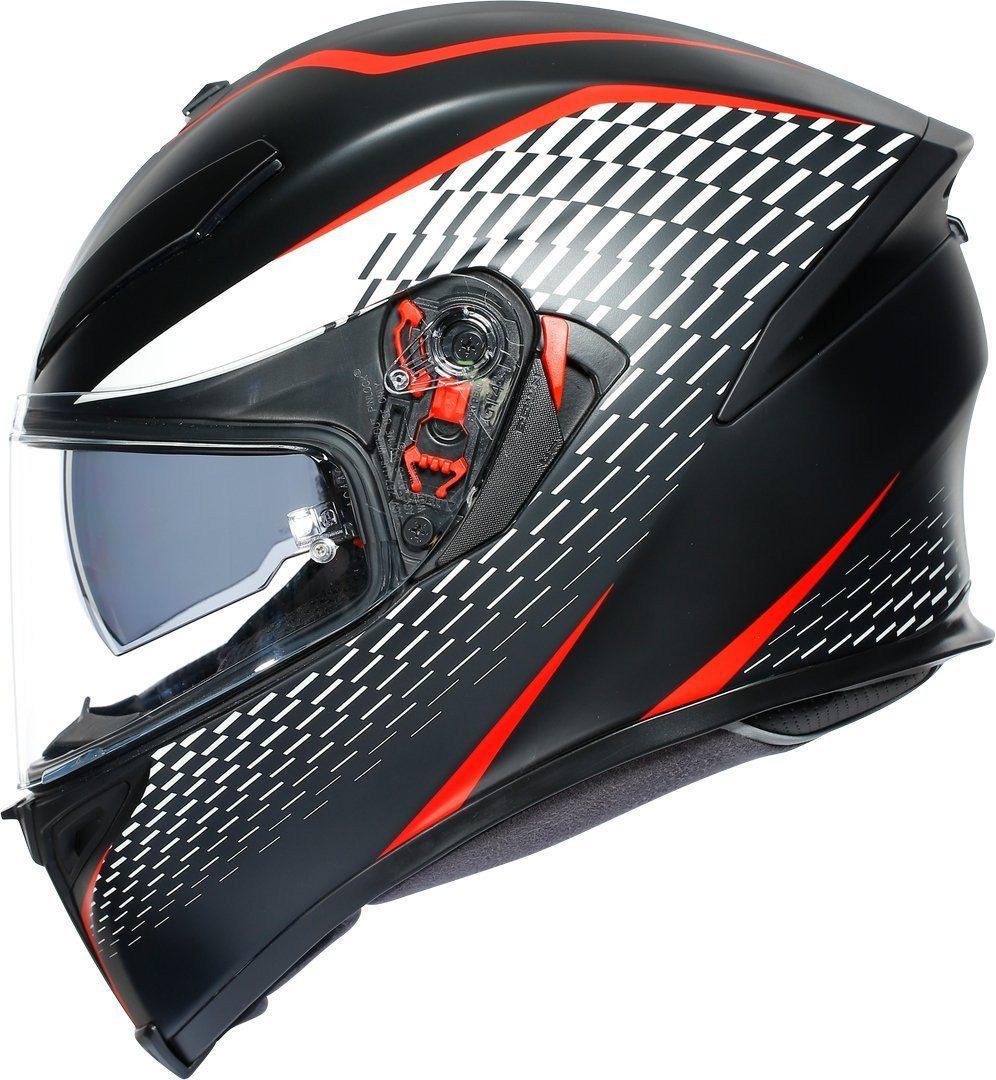 AGV Motorradhelm K-5 S Helm, vorbereitet für Kommunikationssystem,integriertes Sonnenvisier