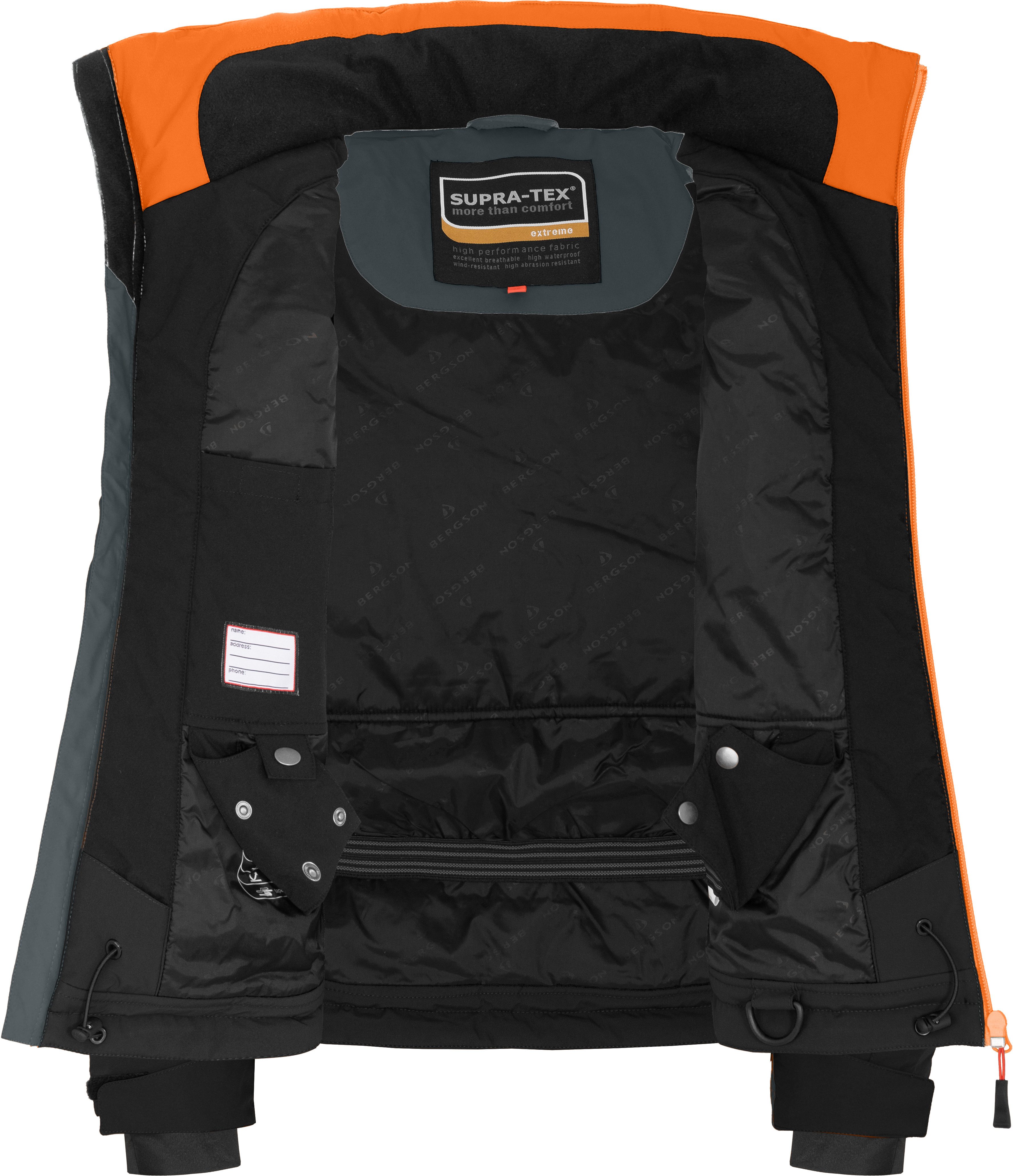 Bergson Skijacke VOLKER neo Kinder Skijacke, die perfekte Skijacke für junge Abenteurer, Normalgr