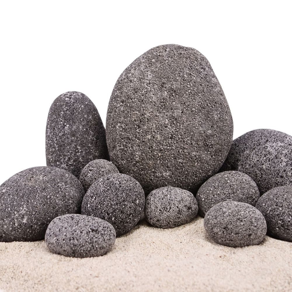 Aquaone Aquarium Aquarium Natursteine Zen Pebbles Steine 1 Stück Gr.XL 15-20cm Nr.58