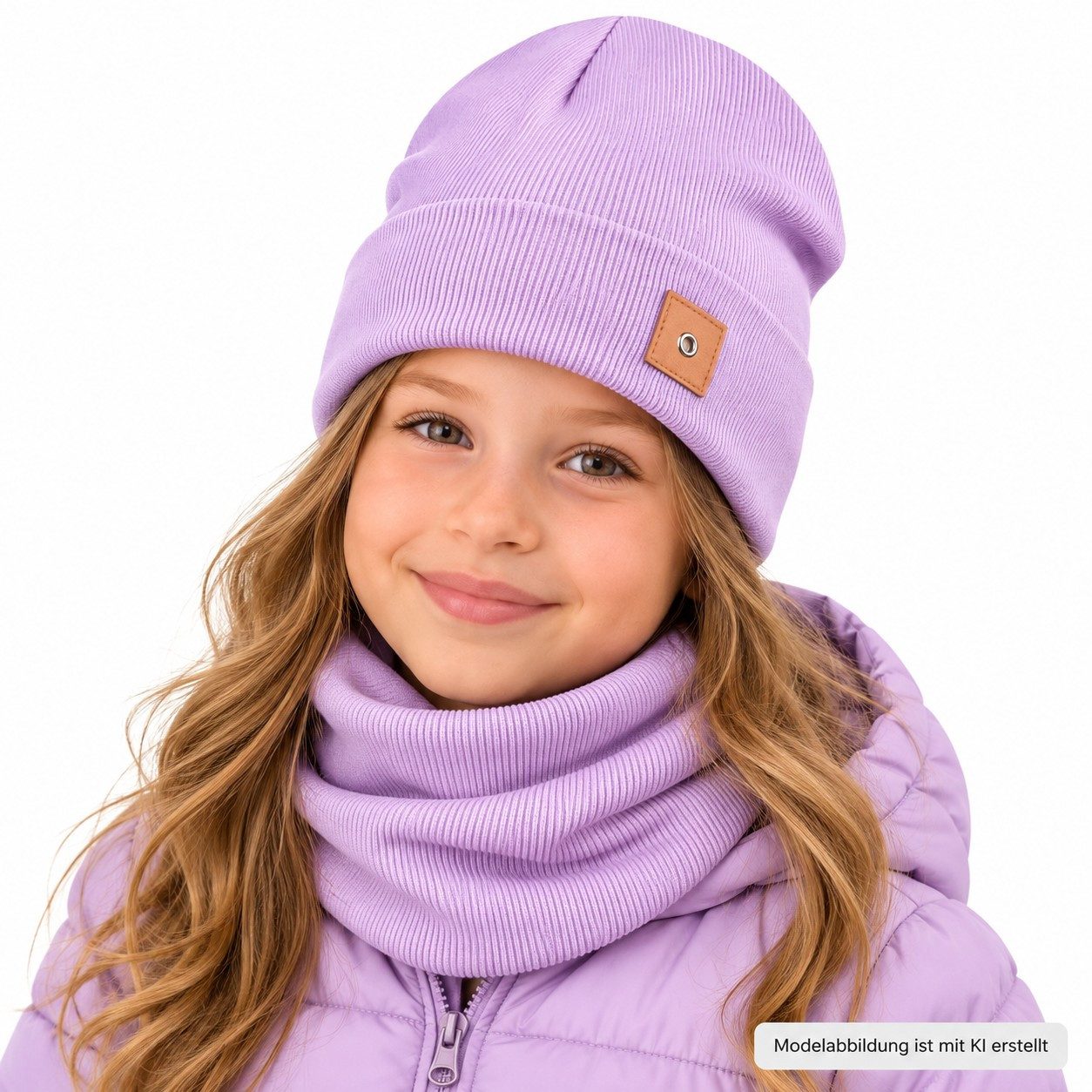 Smarilla Mütze & Schal Kindermütze mit Schal, Winterset für Jungen & Mädchen