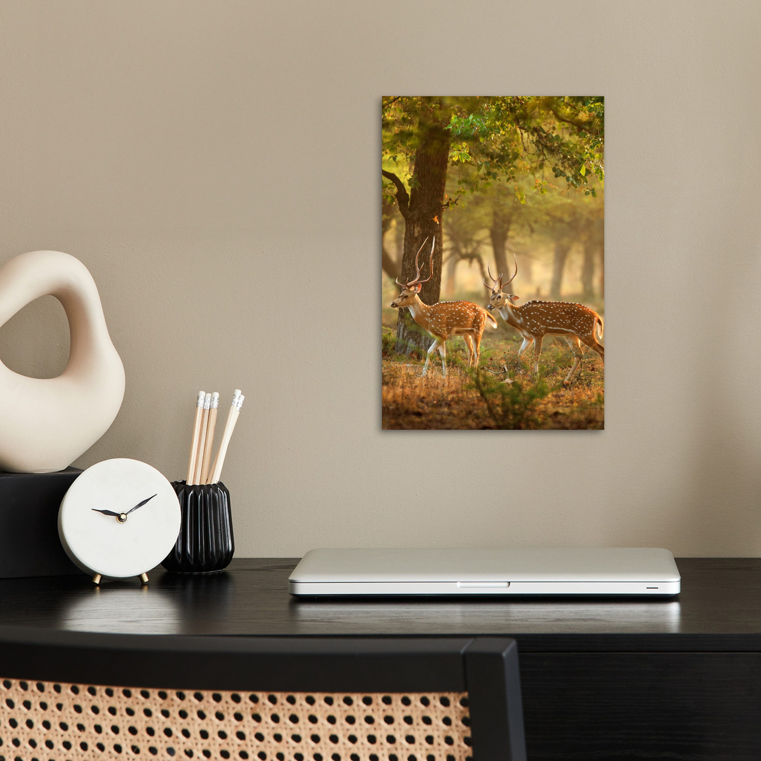 MuchoWow Poster Hirsche - Wald - günstig online kaufen