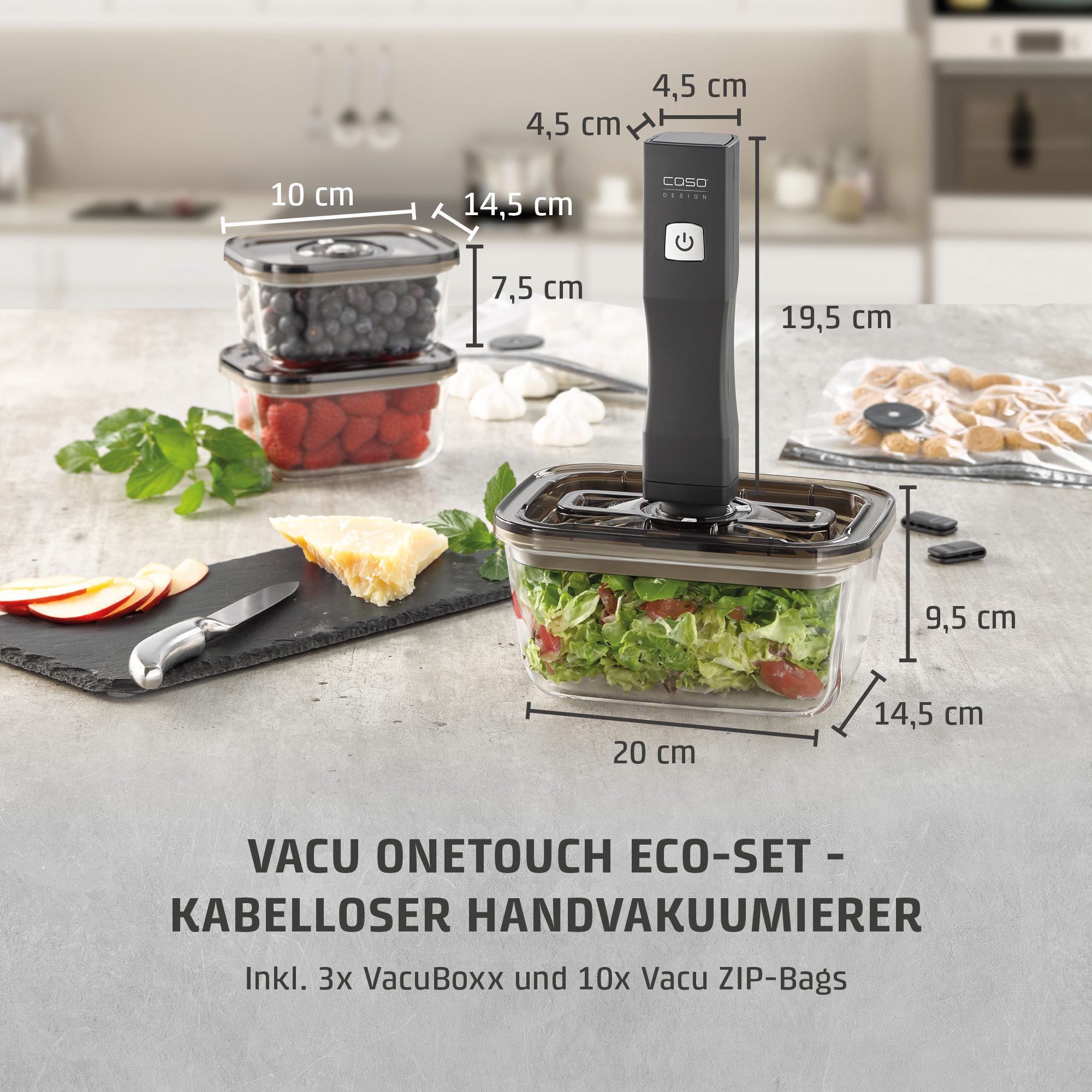 Caso Vakuumierer 1169 Vacu OneTouch Eco-Set