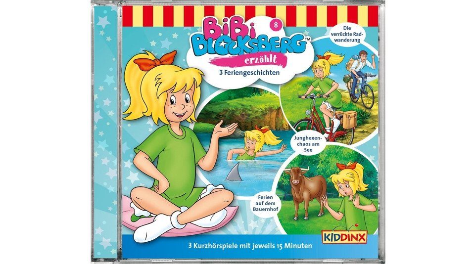 Hörspiel-CD Bibi Blocksberg erzählt F.08 - 3 Feriengeschichten