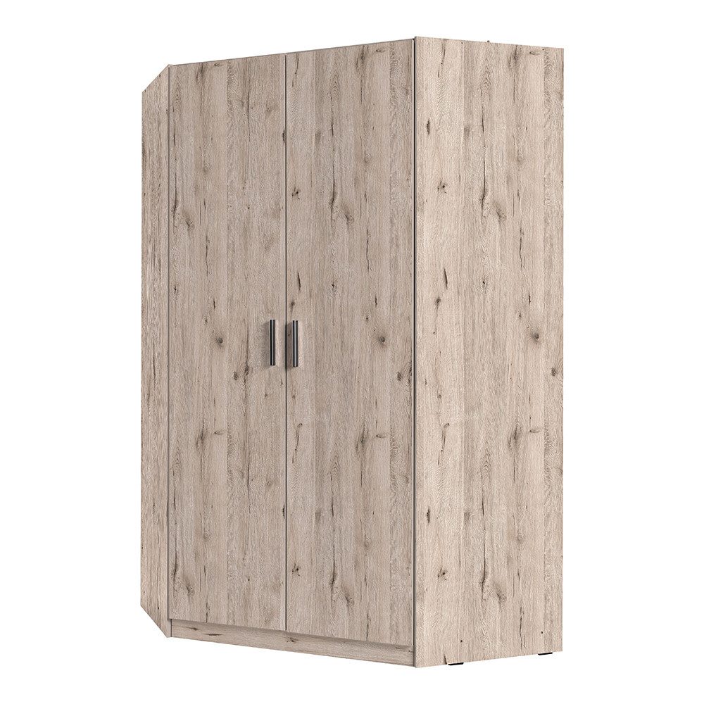 Lomadox Kleiderschrank SELAWIK-166 Eckkleiderschrank, Eiche