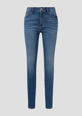 QS Stoffhose Jeans / Super Skinny Fit / High Rise / Skinny leg Waschung