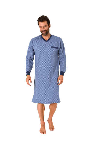 Normann Pyjama »Herren Nachthemd langarm mit Bündchen - auch in Übergrössen bis Grösse 68/70 - 202 90 480«