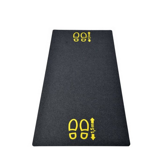 Fußmatte Bodenschutzmatte mit Hinweis „1 5m Abstand“ acerto®