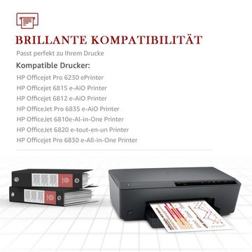 Toner Kingdom Multipack für HP 934 XL 935 XL Officejet Pro 6230 6830 6200 Tintenpatrone (0, 0, 0-tlg)