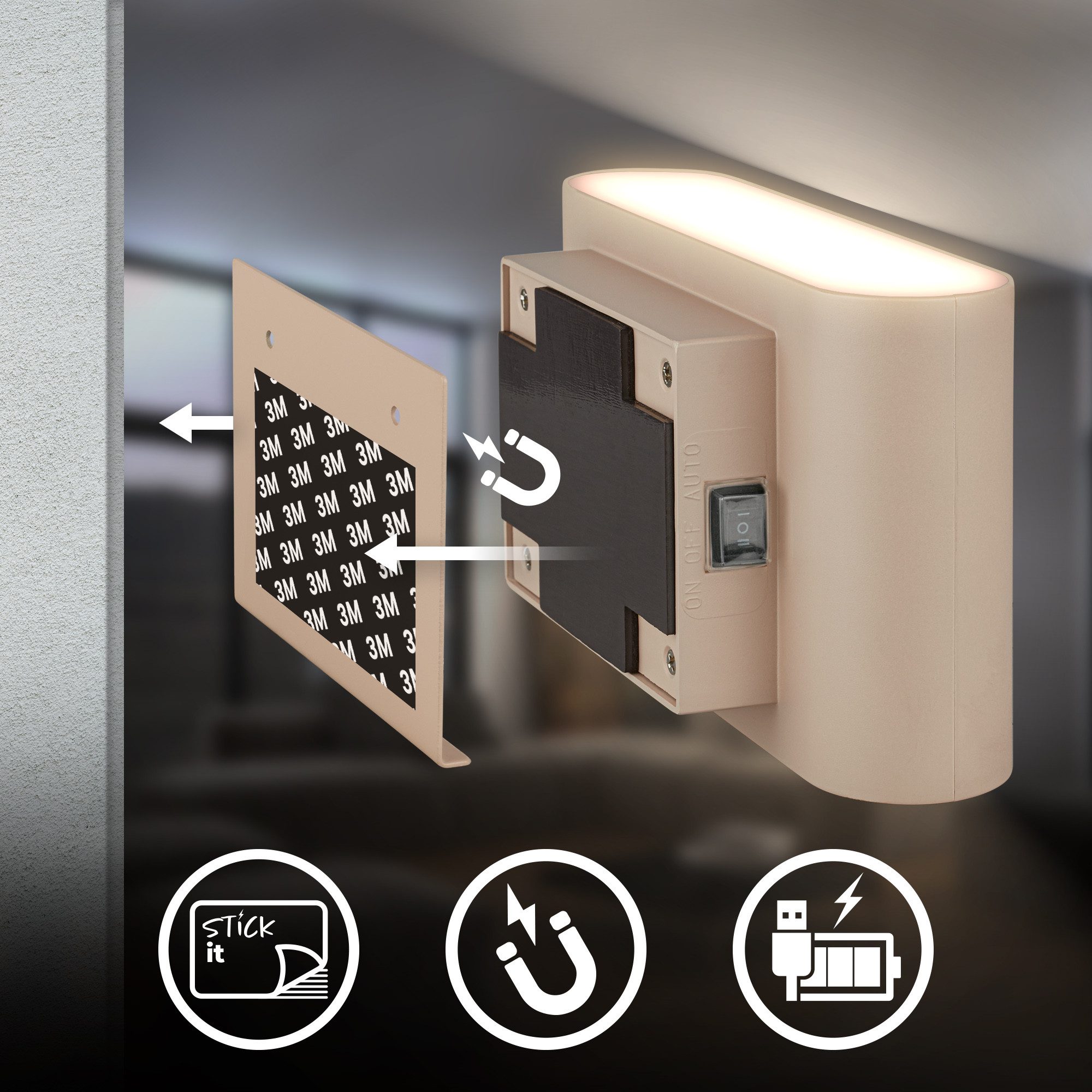 Briloner Leuchten LED Wandleuchte CHET 3878011 – Bild 5 von 5