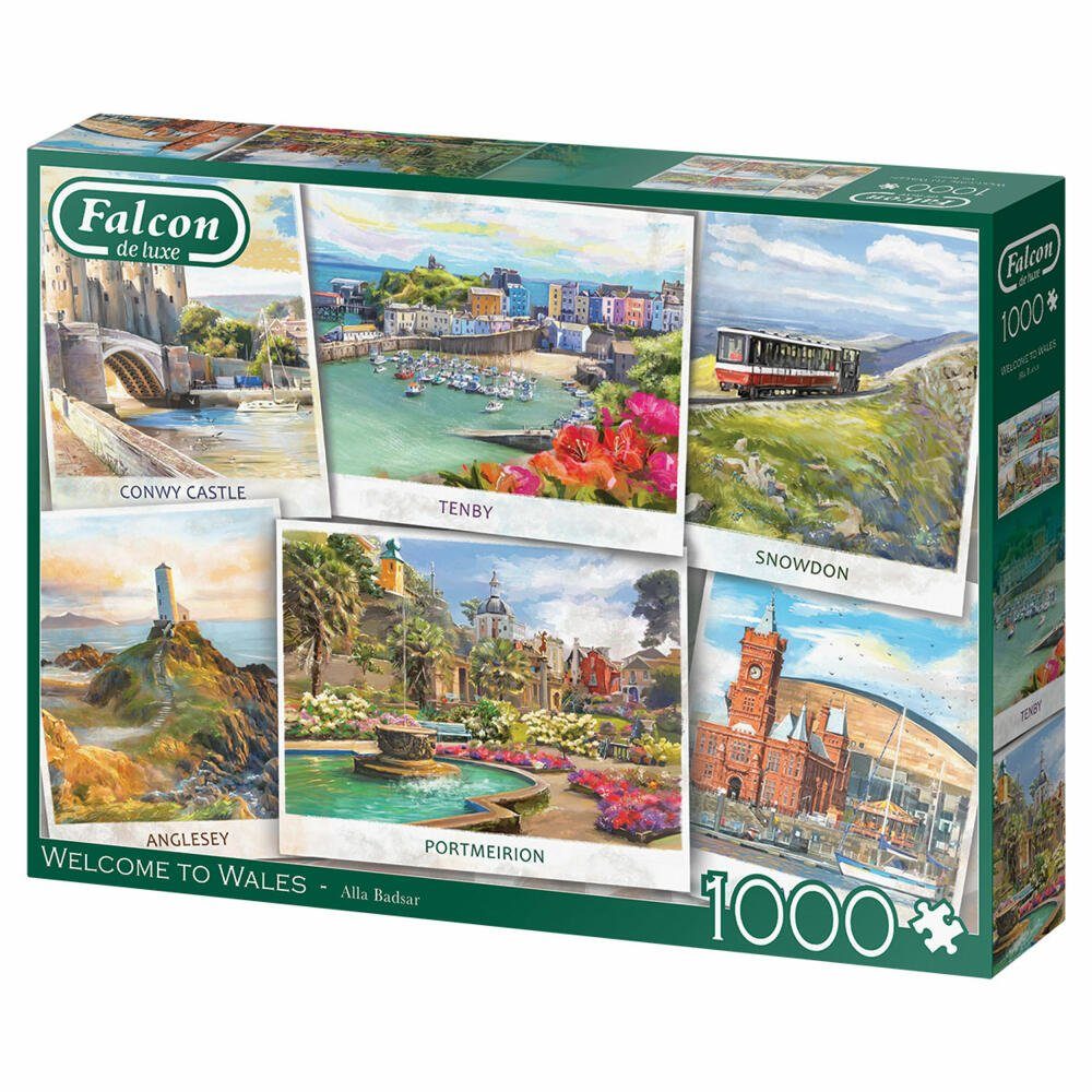 Wales Puzzle Teile, to Spiele Welcome Falcon Jumbo Puzzleteile 1000 1000