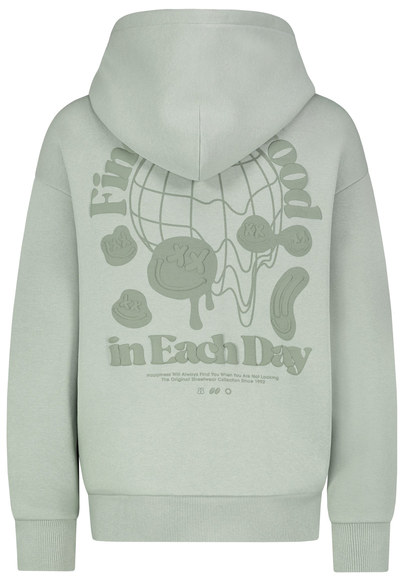 SUBLEVEL Kapuzenpullover Damen Hoodie Kapuzenpullover Alloverprint günstig online kaufen