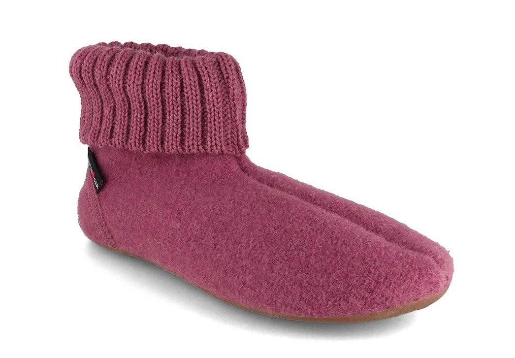 Haflinger Everest Karlo Hüttenschuhe, heather rose Hausschuh