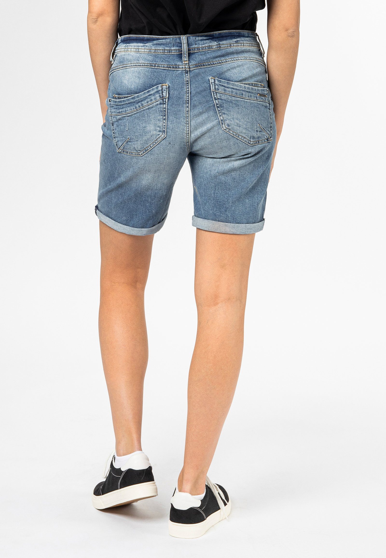 SUBLEVEL Jeansbermudas Kurze Jeanshose günstig online kaufen