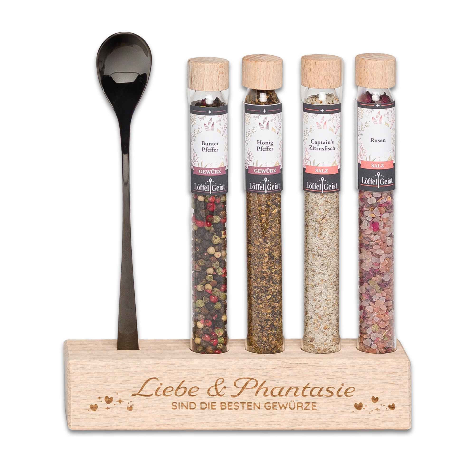Löffelgeist Lebensmittel-Geschenkset Liebe und Phantasie