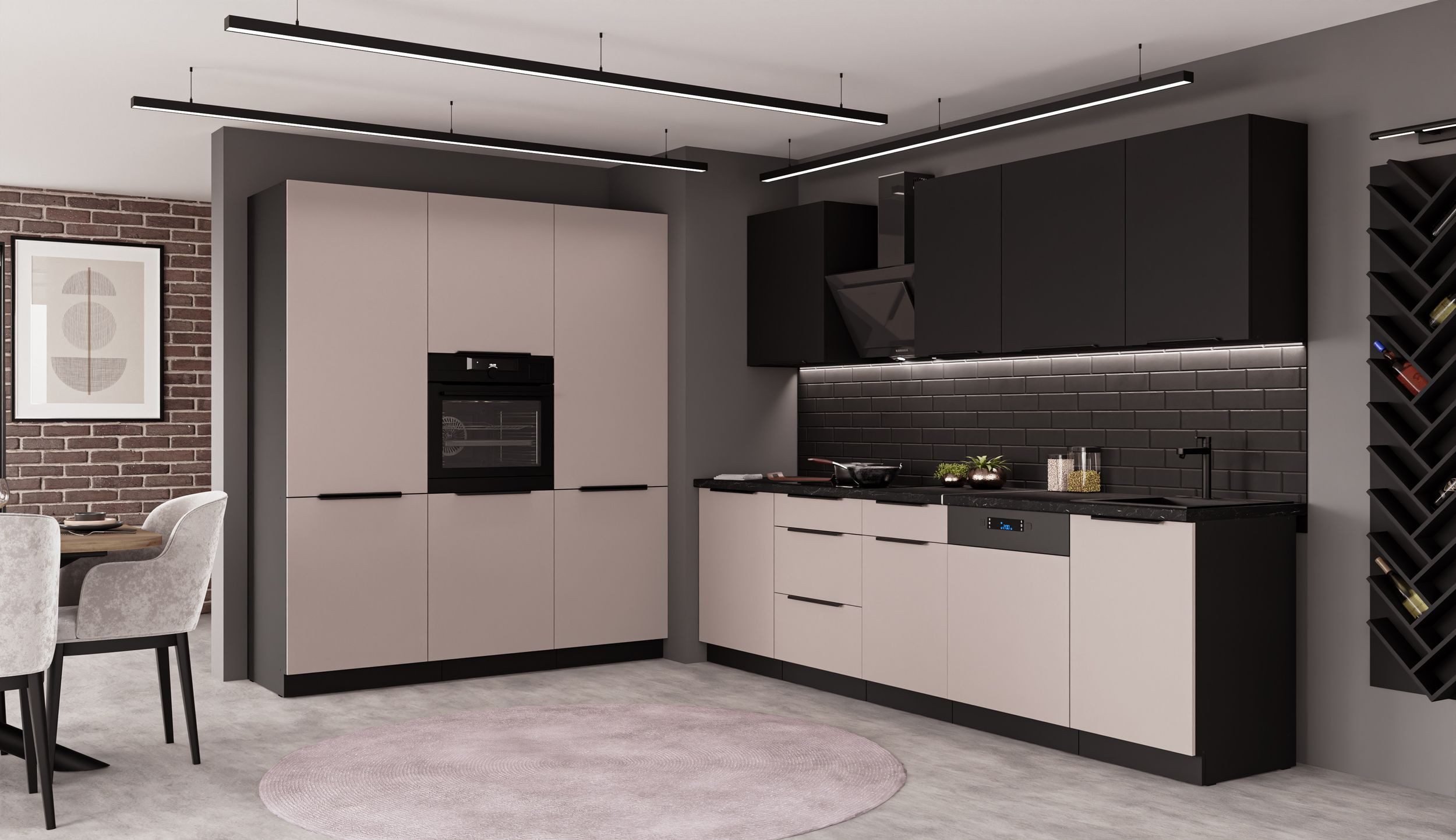 Küchen-Preisbombe Küchenzeile ARONA + SIENA 280 + 180 Küchenblock Küche Ein günstig online kaufen