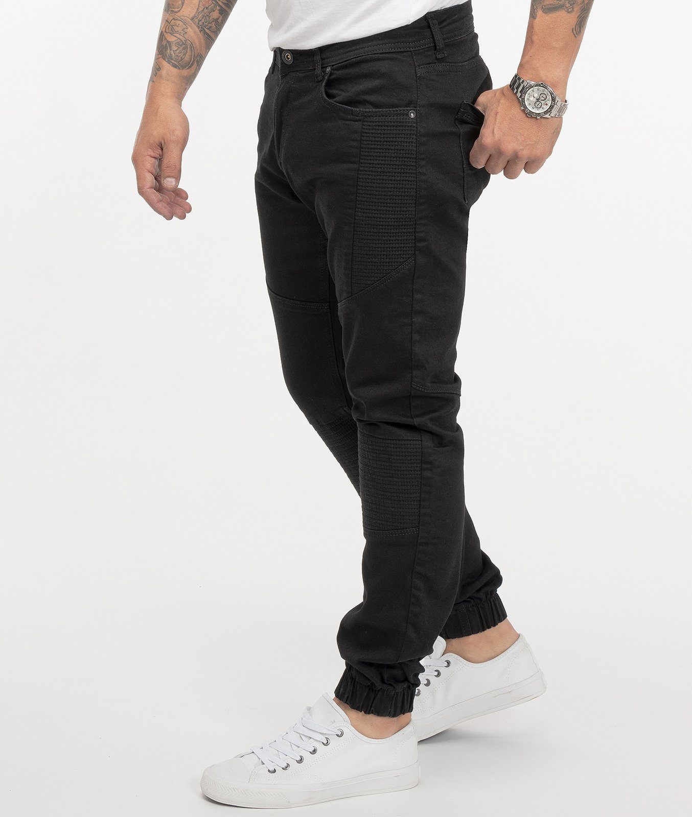 Rock Creek Tapered-fit-Jeans Herren Jeans Jogger-Style RC-2187 günstig online kaufen