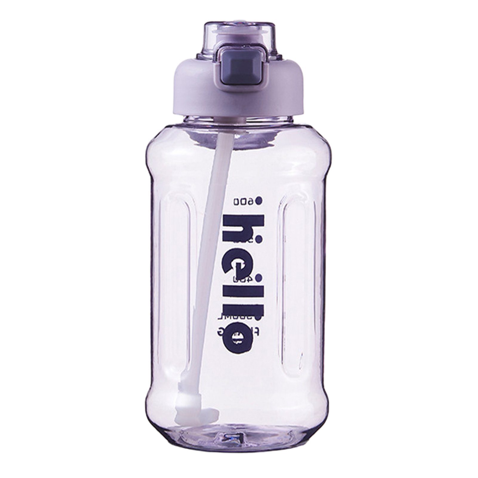 Griff, Kapazität, Blusmart Hoher Tragbarer Stroh-Wasserbecher 1000ml purple Mit Trinkflasche Versiegelter, Trinkflasche