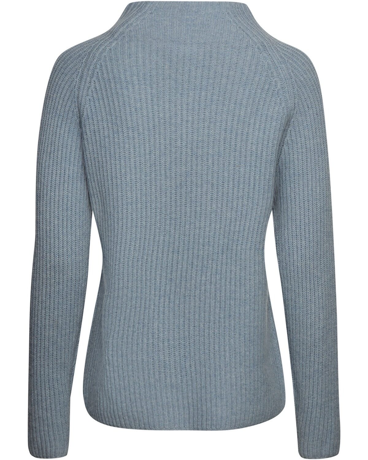 Brigitte von Schönfels Strickpullover Gerippter Kaschmir Stehkragenpullover günstig online kaufen