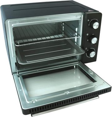 DESKI Minibackofen, 30L Miniofen Ofen Oberhitze Unterhitze Timer Thermostat Pizzaofen