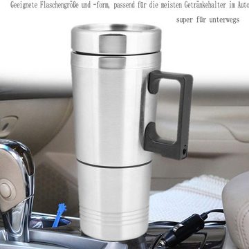 GelldG Wasserkocher Auto Wasserkocher Edelstahl Reisewasserkocher für Tee Kaffee(12V)
