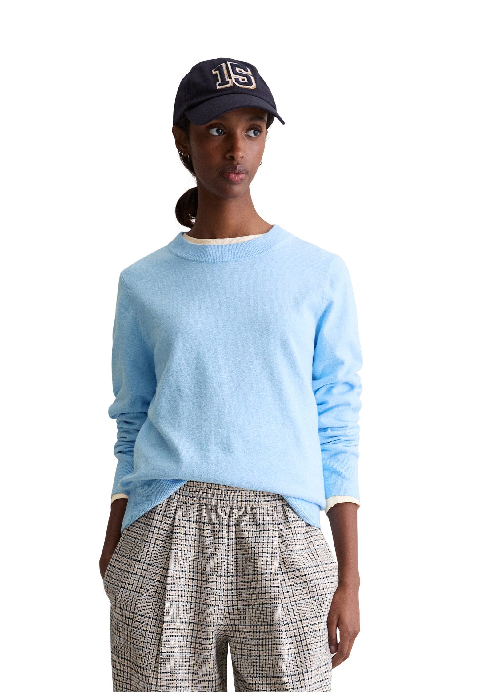 Marc O'Polo DENIM Strickpullover aus Soft Cotton Stretch günstig online kaufen