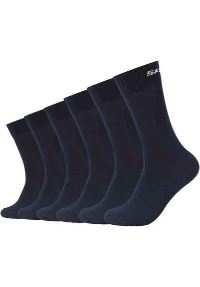 Skechers Socken (Packung, 6-Paar) Robust und langlebig: verstärkter Fersen- und Zehenbereich