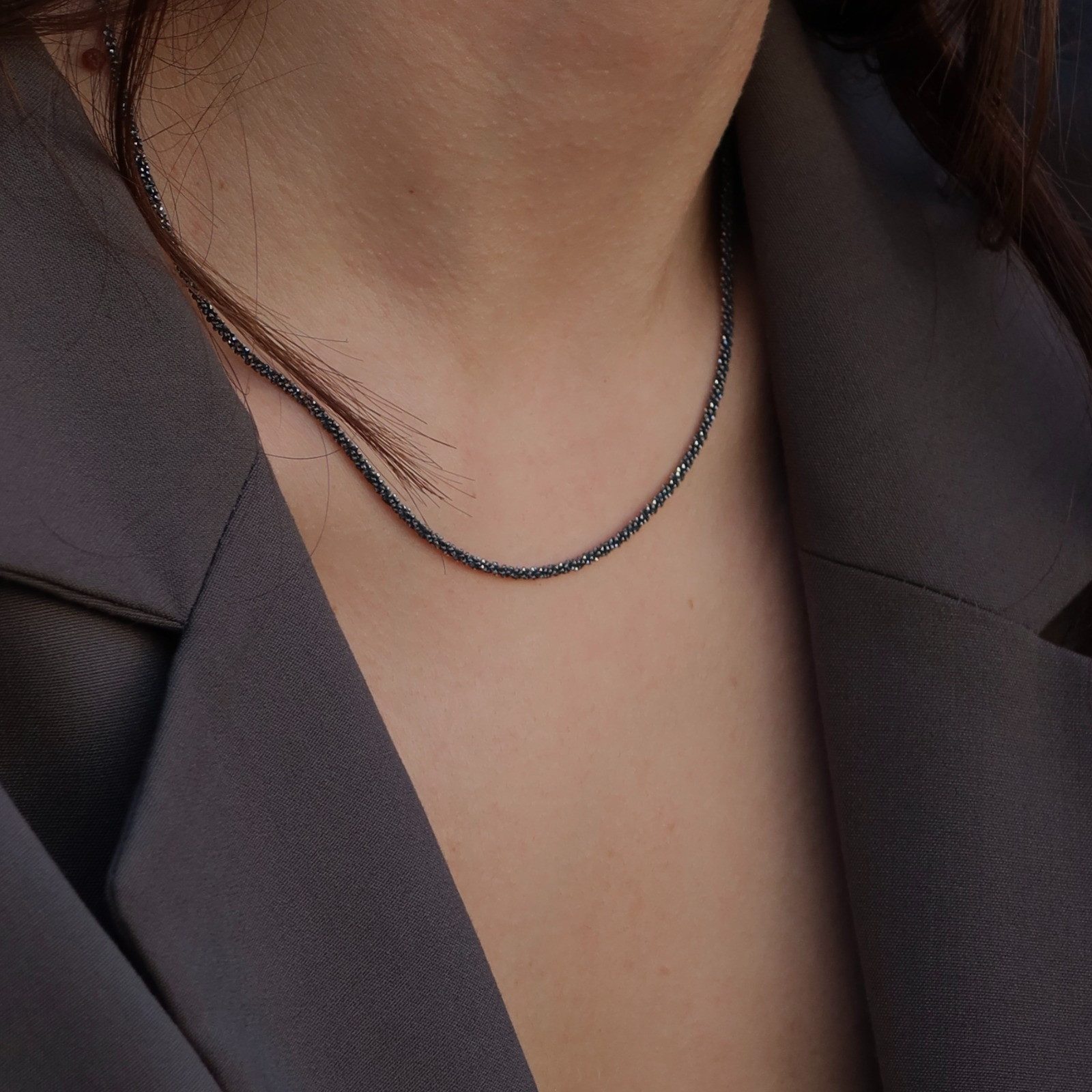 iz-el Silberkette Kette Silber Strukturierte Halskette günstig online kaufen