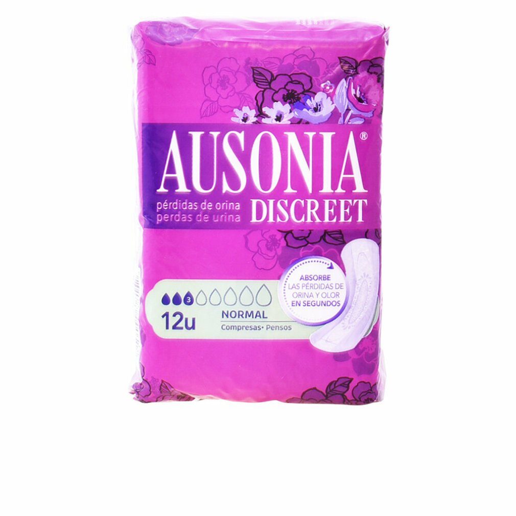 Ausonia Gesichtsreinigungstuch Discreet Inkontinenz Einlagen Normal 12 Einheiten