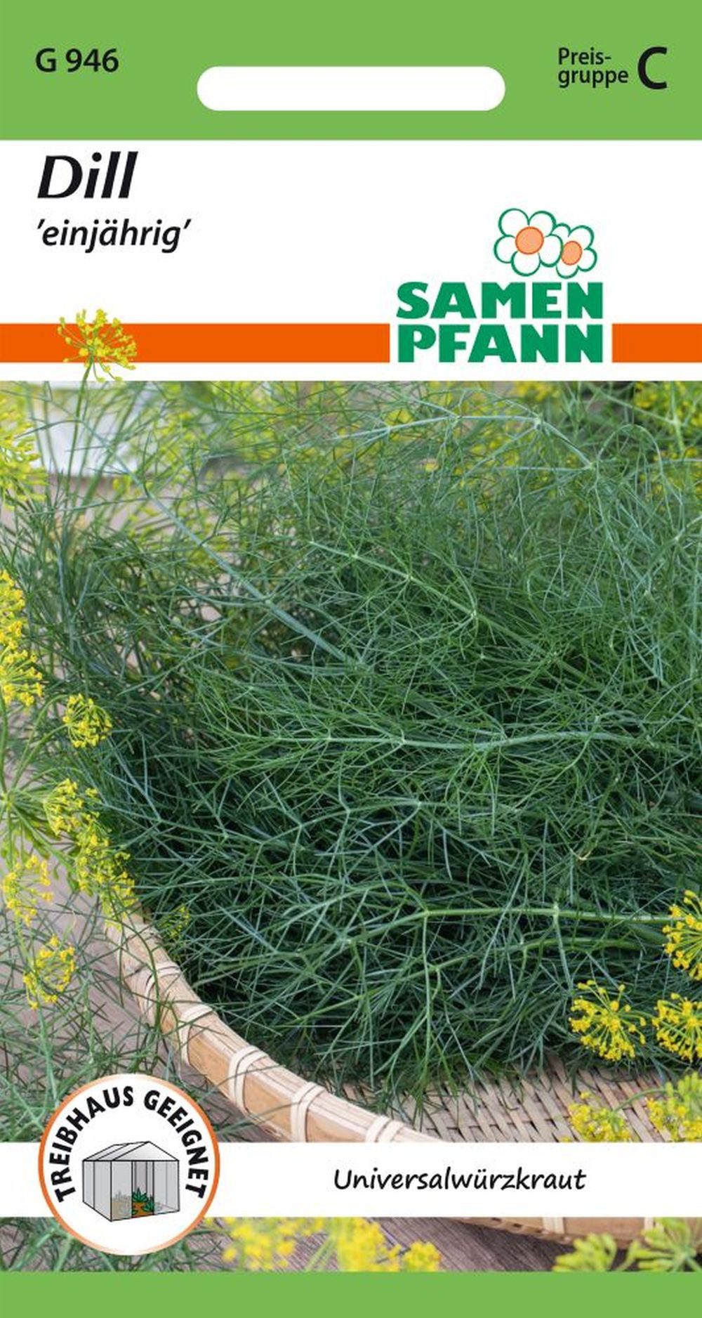 SAMEN PFANN Kräutersamen Dill - Dill-Samen Kräuter-Samen Gewürz Saatgut Sam günstig online kaufen