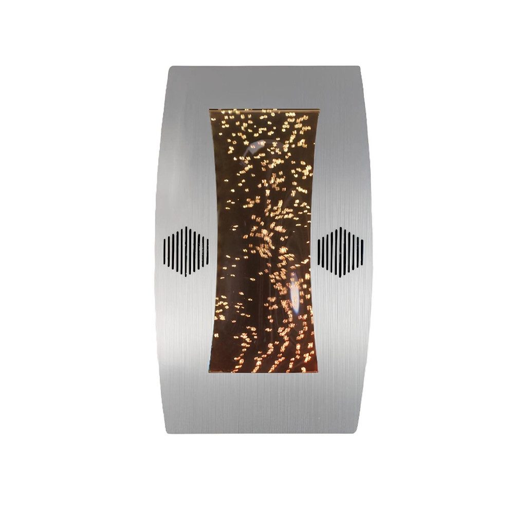 Xlmoebel Zimmerbrunnen Neu Gestaltete LED Wasserwand mit Wasserfallbilderrahmen in 50x80, Hergestellt in Europa