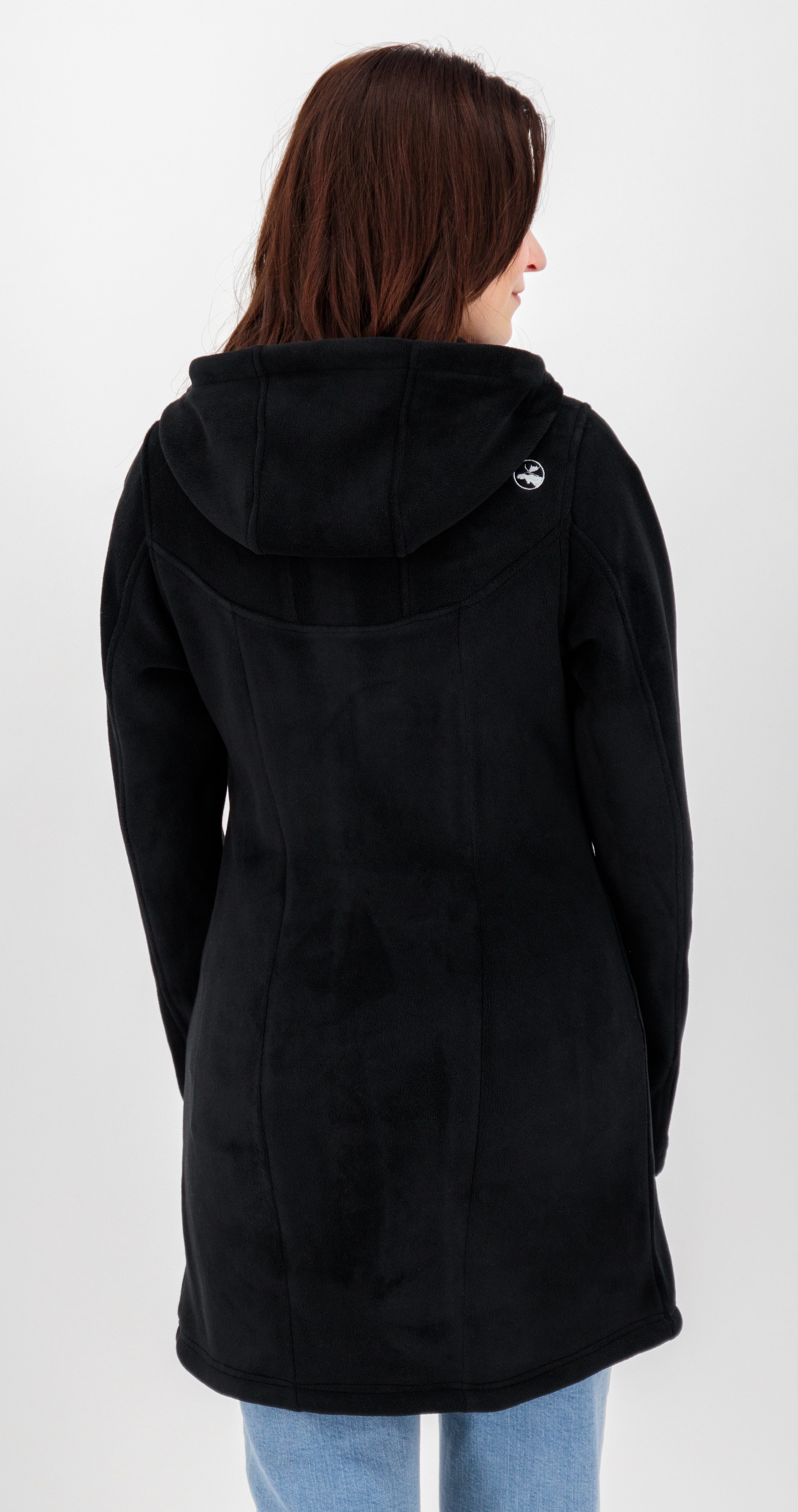 DEPROC Active Fleecejacke WAWA PEAK OS Fleecemantel, Fleece, Mid-Layer auch in großen Größen