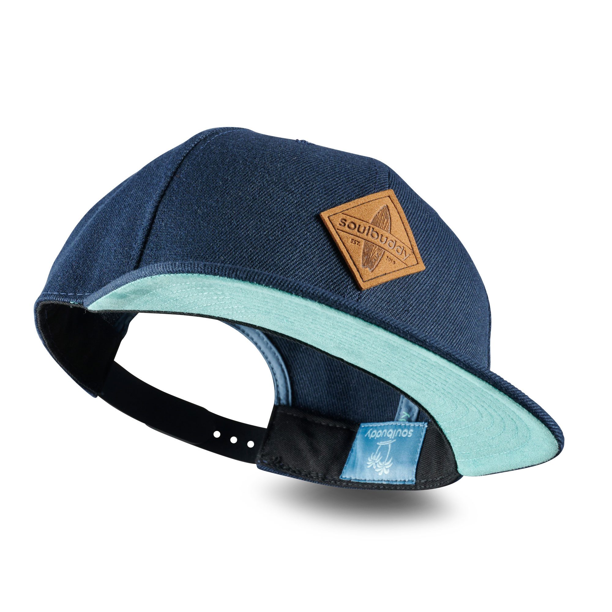 Soulbuddy Snapback Cap - Cap Herren, Cap Damen, Baseball Cap, Basecap, Geschenk für Papa (One Size, Unisex, Größenverstellbar, auch als Kids Шапки erhältlich)