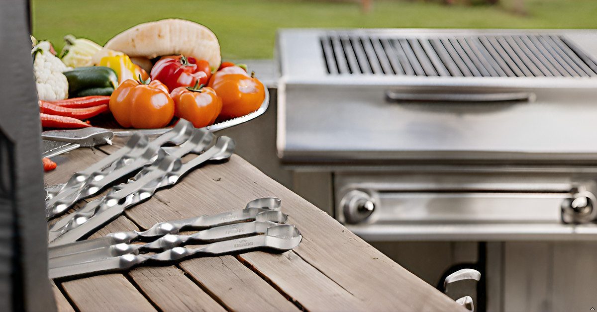 Kette´s Grillzubehör Grillspieß Schaschlik Spieße/Grillspieße/BBQ Spieße