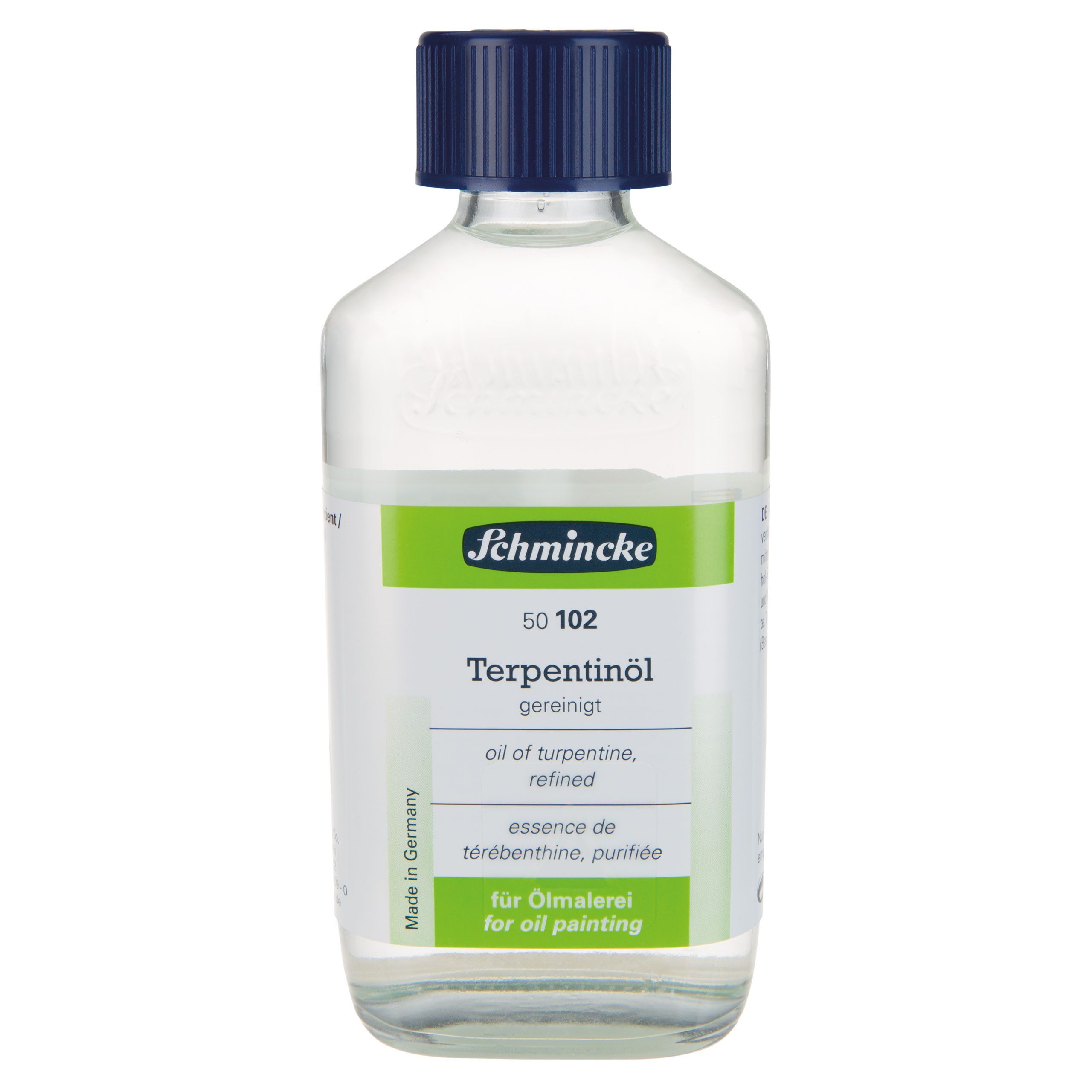 Schmincke Ölfarbe Terpentinöl gereinigt - 200ml Öl Hilfsmittel 50 102 026