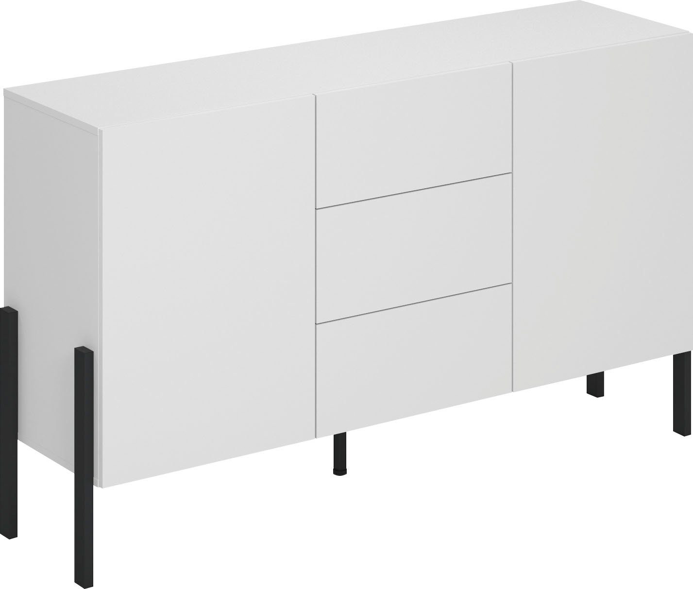 INOSIGN Sideboard Jukon, Breite 150 bzw.180 cm, moderne grifflose Kommode, günstig online kaufen
