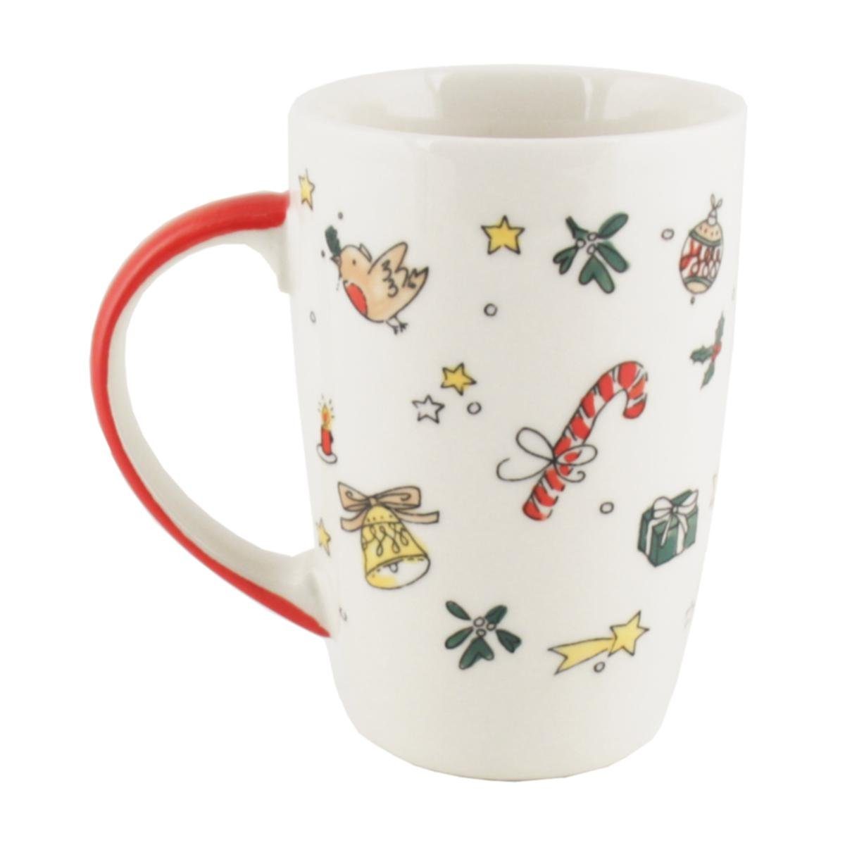 Mila Becher Mila Keramik-Designbecher Frohes Fest, Keramik