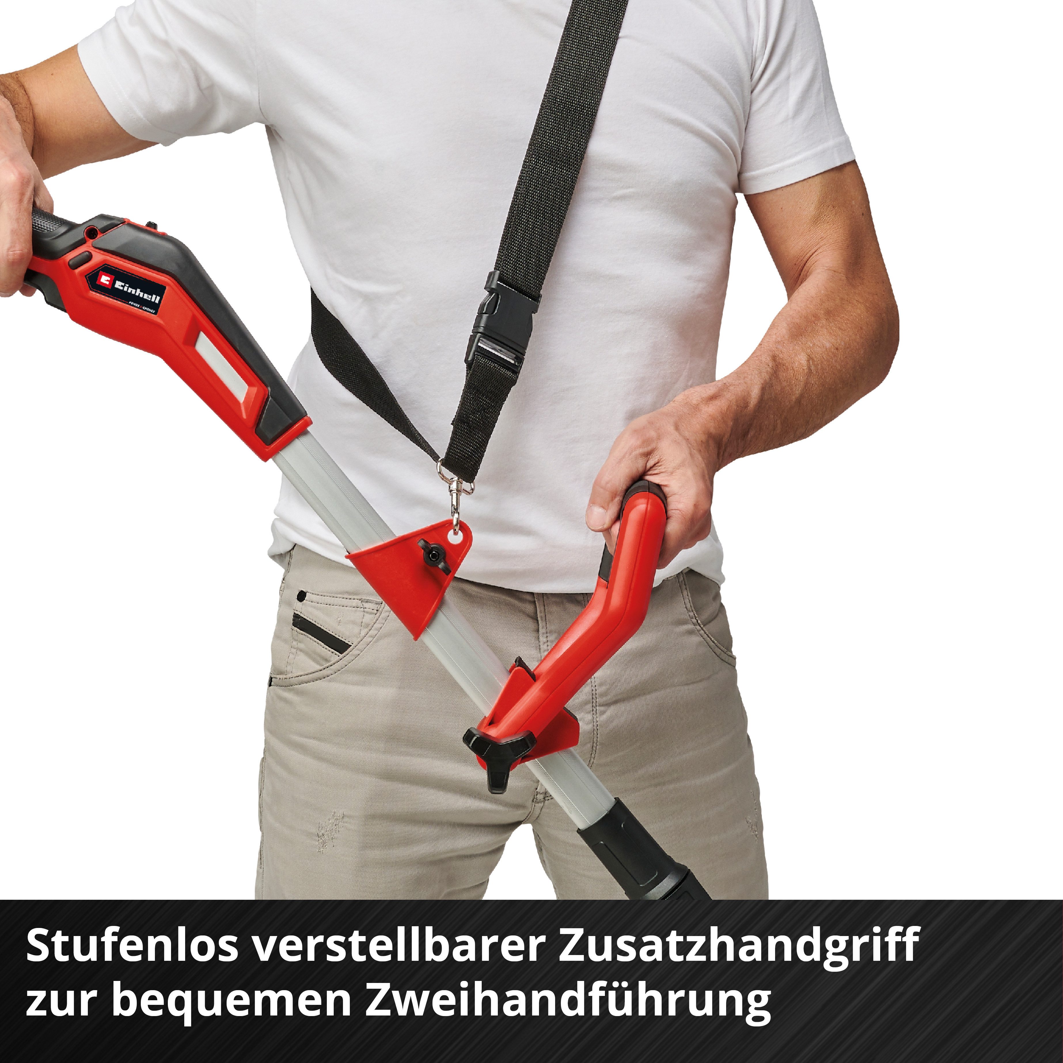 Einhell Akku-Rasentrimmer »GE-CT 18/33 Li E-Solo«, 33 cm Arbeitsbreite Faden, ohne Akku, ohne Ladegerät – Bild 5 von 5