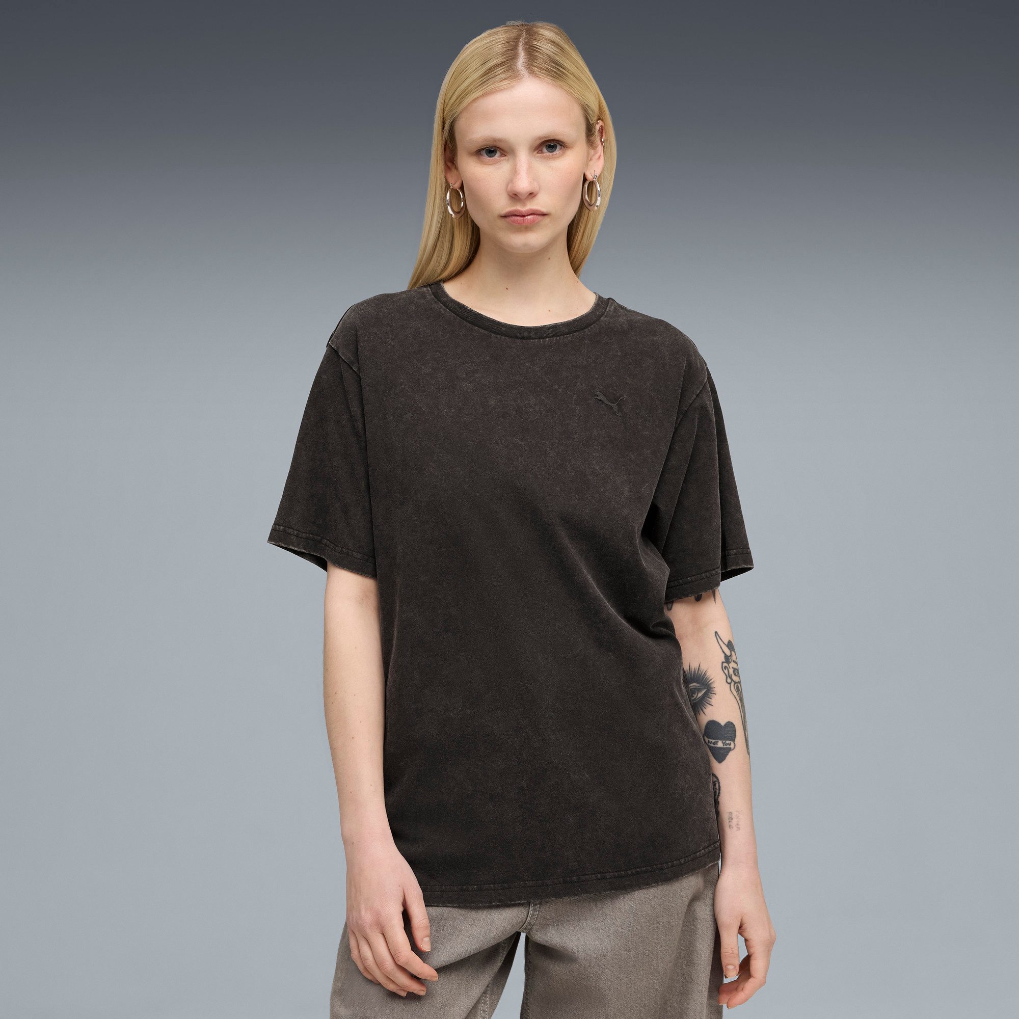PUMA T-Shirt ESS ELEVATED RELAXED WASH günstig online kaufen
