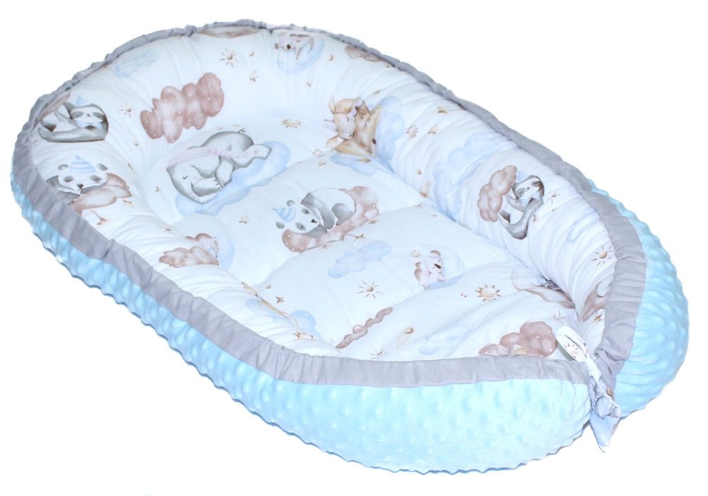 Bettnestchen Baby MINKY Nestchen Kokon Kuschelnest Babybett