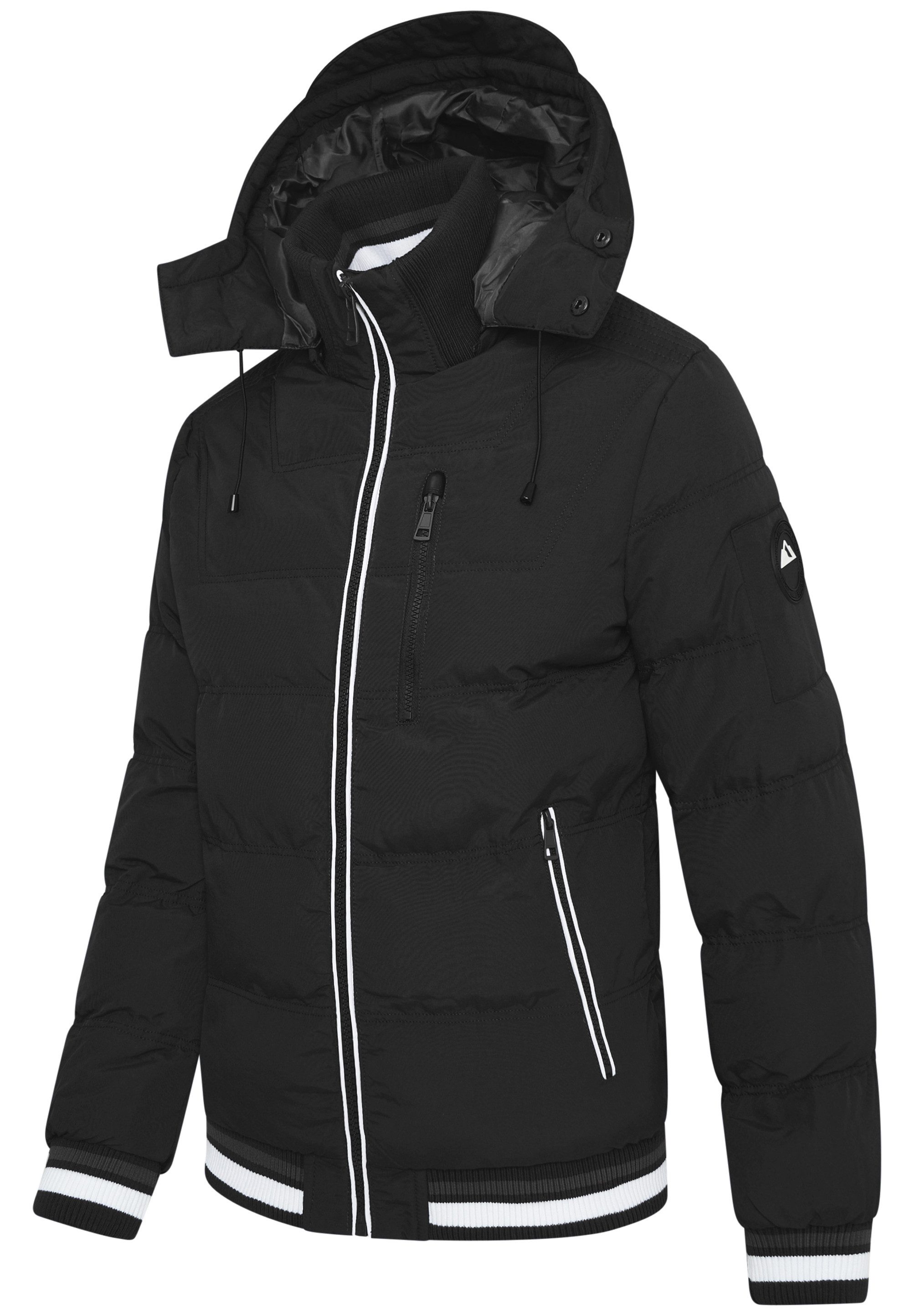 OneRedox Winterjacke ORNUUK Herren warme Pufferjacke Steppjacke Windbreaker – Bild 5 von 5