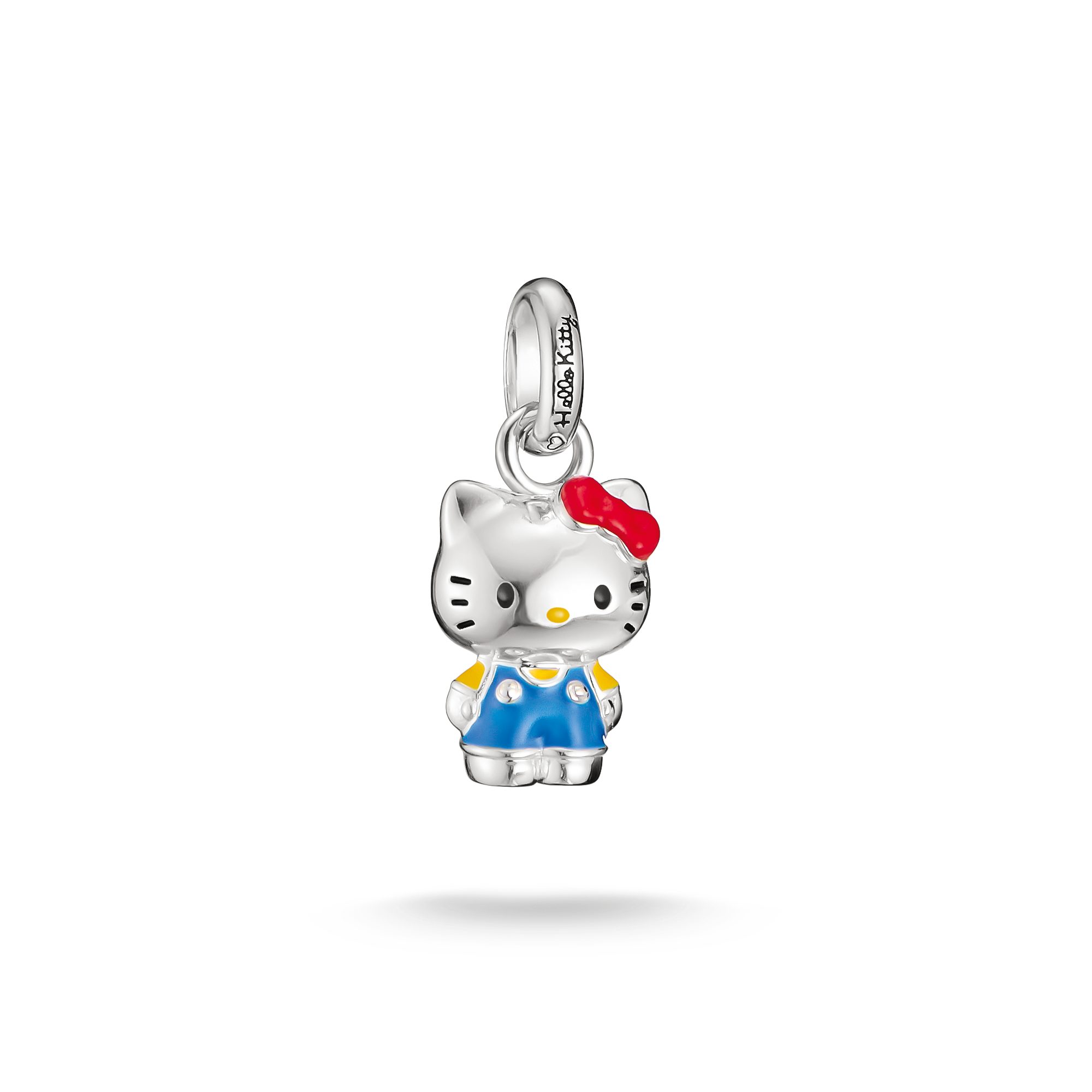 THOMAS SABO Charm-Einhänger THOMAS SABO ♡ Hello Kitty Charm klassisch blau - Connect, Emaille