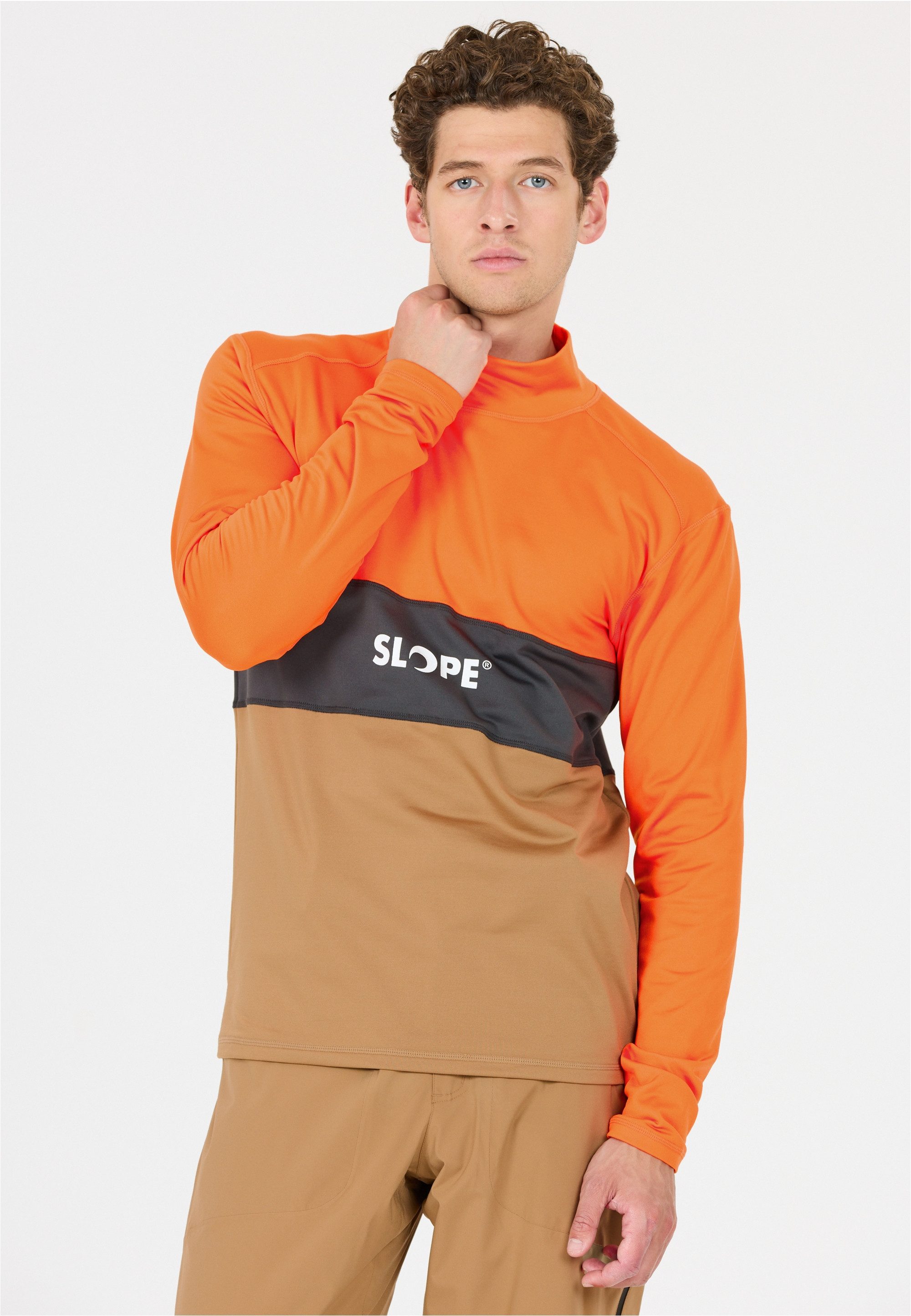 SLOPE Strickpullover Norvyn mit atmungsaktivem Material