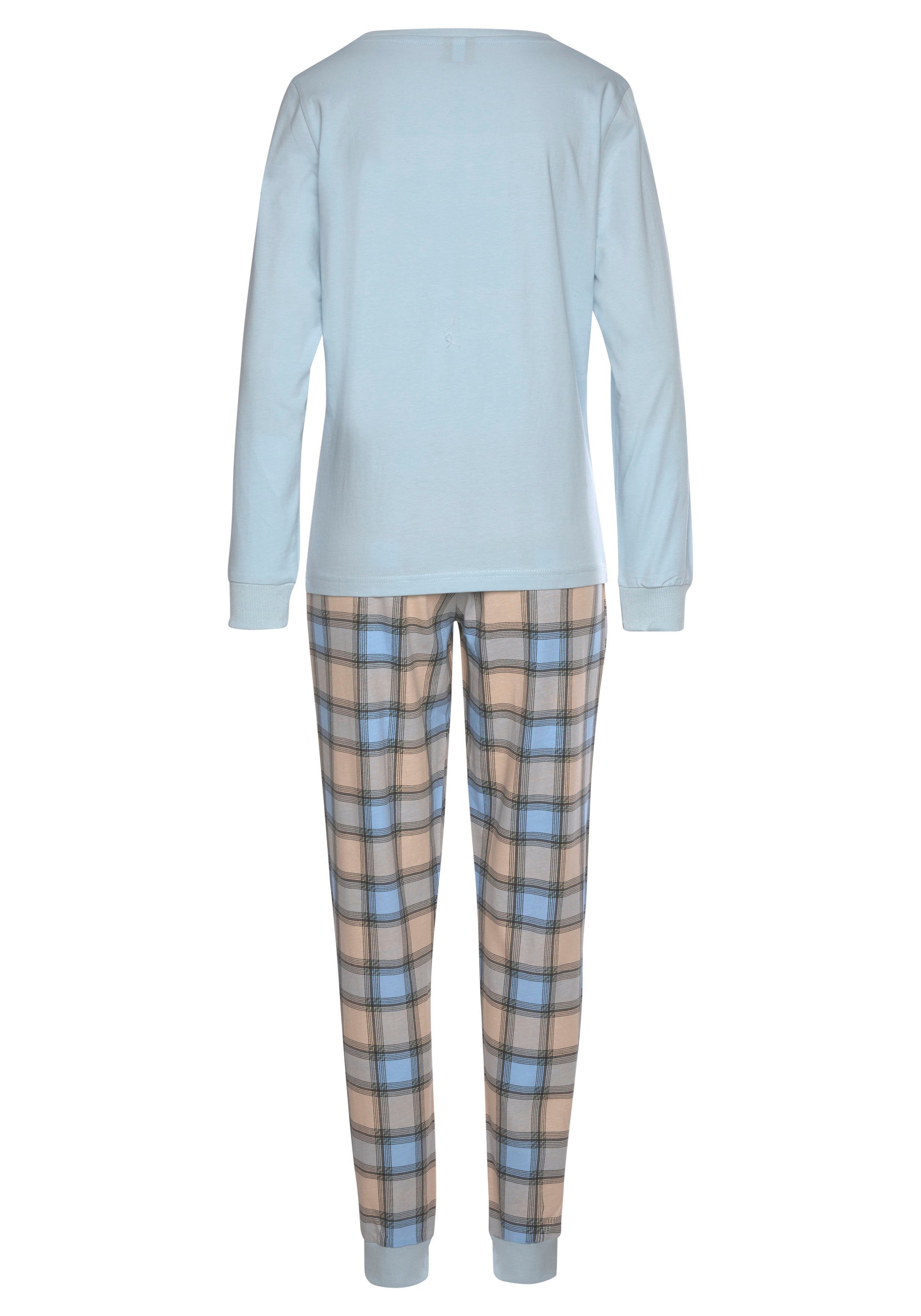 Vivance Dreams by Lascana Pyjama (Packung, 4 tlg., 2 Stück) mit Frontdruck