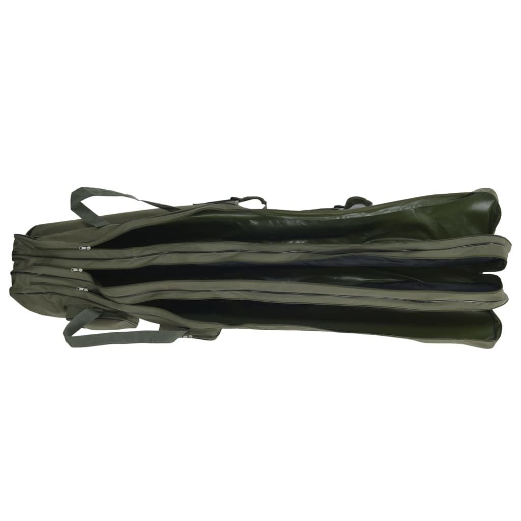 vidaXL Angelrutentasche Angelrutentasche Dunkelgrün 150 cm Oxford-Gewebe